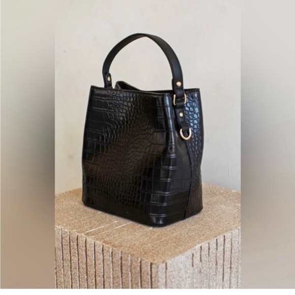 AOTA Handbags - AOTA Elegant Black Vegan Leather Bag